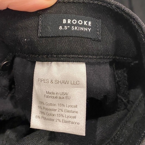 Veronica Beard Brooke 8.5” Skinny Jeans in Raven size 25 - Picture 5 of 8